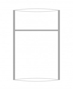 Трехшовный пакет с Н-образным швом